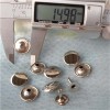 T1555 Flat Rivets(iron/brass) 15mm 1000pcs/bag