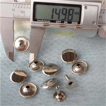 T1555 Flat Rivets(iron/brass) 15mm 1000pcs/bag