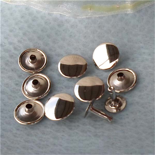 T1555 Flat Rivets(iron/brass) 15mm 1000pcs/bag
