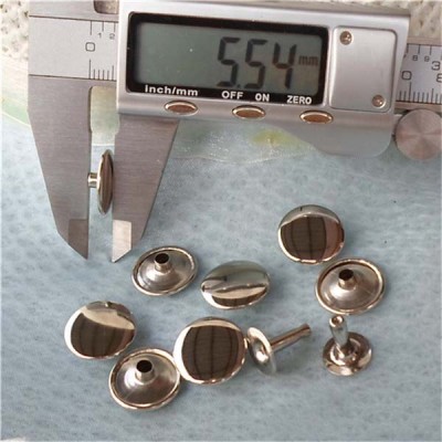 T1555 Flat Rivets(iron/brass) 15mm 1000pcs/bag