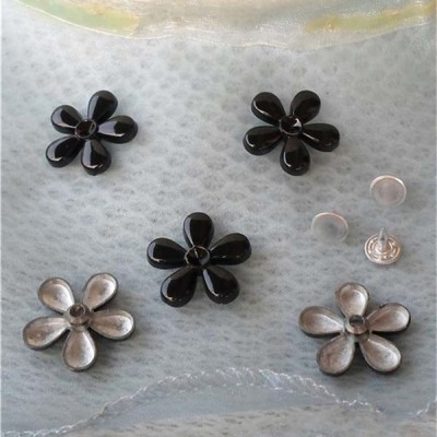 K156 Flowers alloy rivets 22x5mm 100pcs/bag