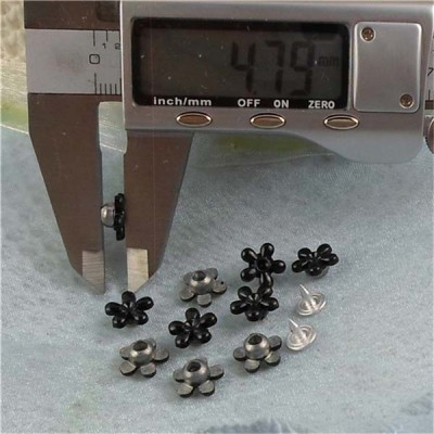 K158 Flowers Alloy Rivets 10x5mm 100pcs/bag