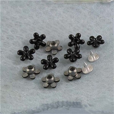 K158 Flowers Alloy Rivets 10x5mm 100pcs/bag
