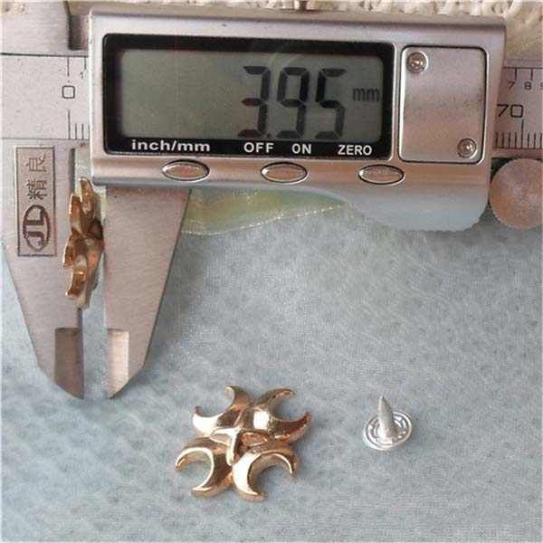 K173 Flowers Alloy Rivets 21x4mm 100pcs/bag