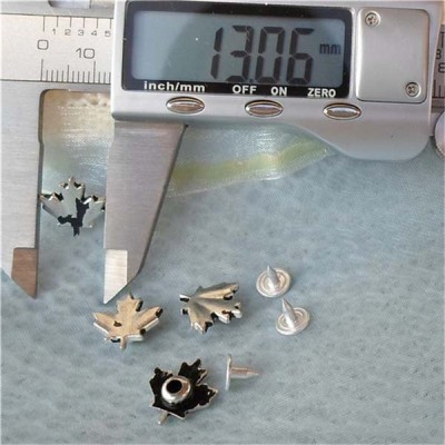 K179 Flowers Alloy Rivets 13x4mm 100pcs/bag