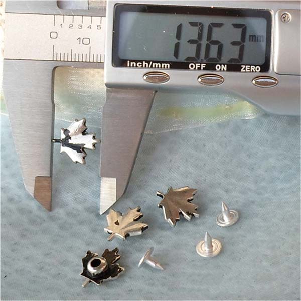 K179 Flowers Alloy Rivets 13x4mm 100pcs/bag