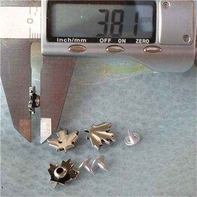 K179 Flowers Alloy Rivets 13x4mm 100pcs/bag