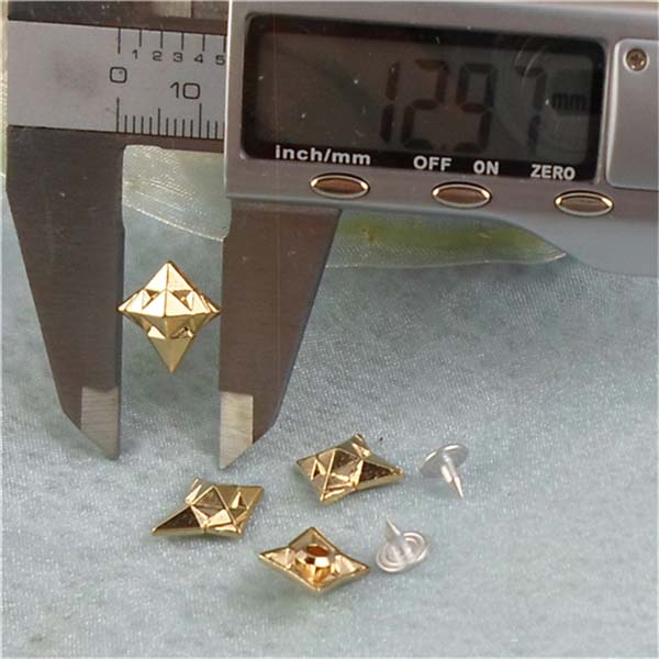 K182 Flowers Alloy Rivets 13x5mm 100pcs/bag