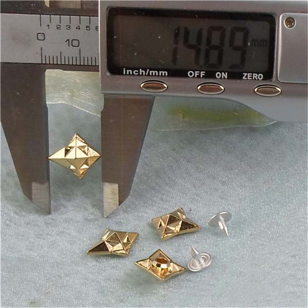 K182 Flowers Alloy Rivets 13x5mm 100pcs/bag