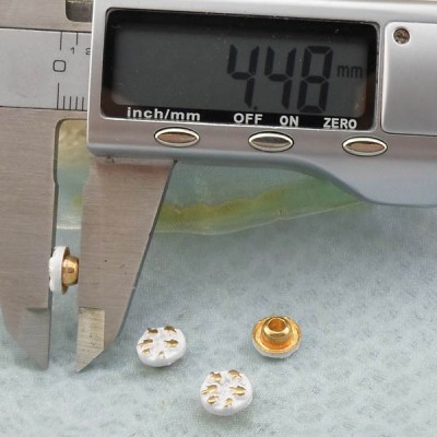 K239 Flowers Alloy Rivets 8x4.5mm  1000pcs/bag