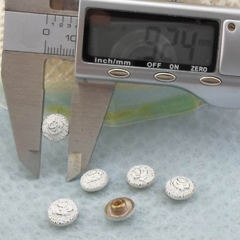 K241 Flowers Alloy Rivets 9x5mm  1000pcs/bag