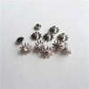 X0903 Flowers Alloy Rivets 9x3mm 100pcs/bag