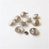 X1204 Flowers Alloy Rivets 12x4mm 100pcs/bag