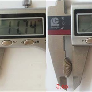 X1204 Flowers Alloy Rivets 12x4mm 100pcs/bag