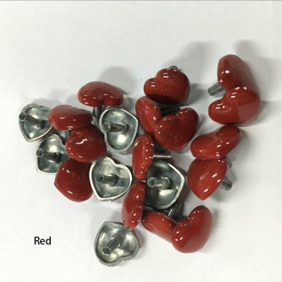 K037A Hearts Alloy Rivets 11x10mm  1000pcs/bag