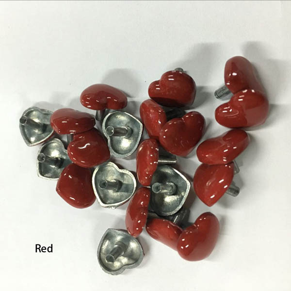 K037A Hearts Alloy Rivets 11x10mm  1000pcs/bag