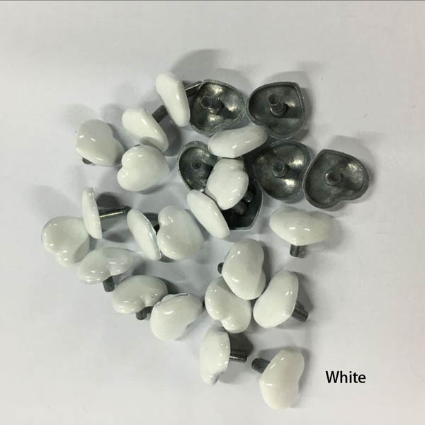 K037A Hearts Alloy Rivets 11x10mm  1000pcs/bag