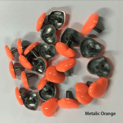 K037A Hearts Alloy Rivets 11x10mm  1000pcs/bag