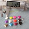 K037 Hearts Alloy Rivets 11x10mm 1000pcs/bag