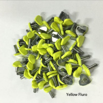 K058A Heart Shaped Studs Rivets 8x6mm  1000pcs/bag