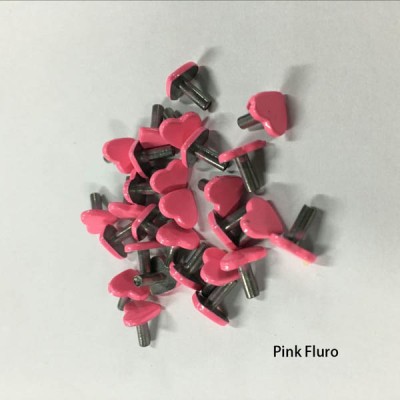 K058A Heart Shaped Studs Rivets 8x6mm  1000pcs/bag