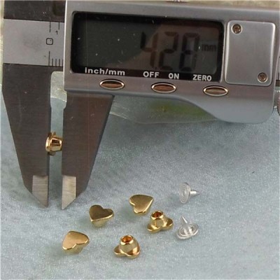 K058 Hearts Rivets 8x6mm 1000pcs/bag
