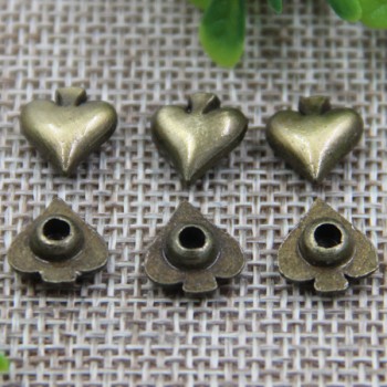 G105 Poker Peach Heart Customized Denim Rivets 10mm 1000pcs/bag