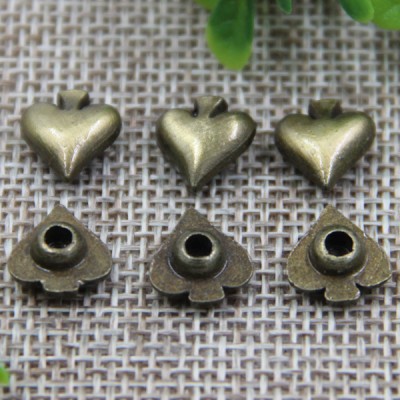 G105 Poker Peach Heart Customized Denim Rivets 10mm 1000pcs/bag