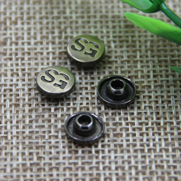 G120 Metal Decorative Denim Jean Button Rivets 8mm 1000pcs/bag