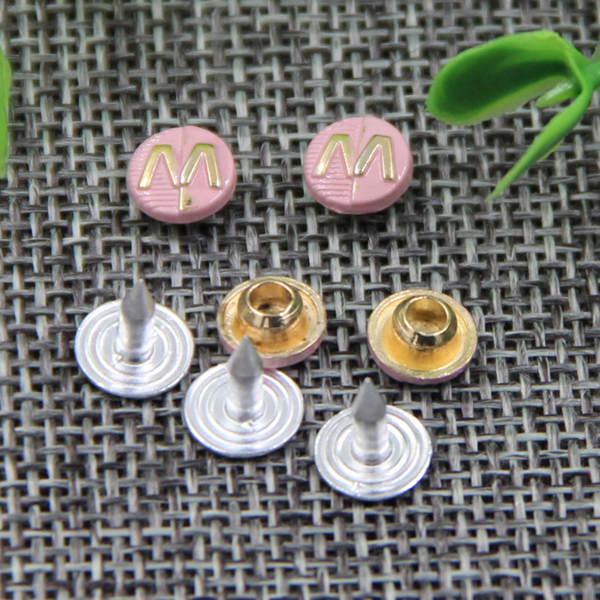G131 Letter M Denim jeans Rivet Buttons 7mm 1000pcs/bag