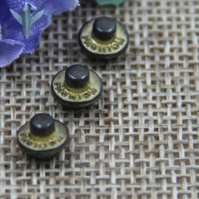 G135 Convex Customized Demin Rivet Buttons 7mm 1000pcs/bag