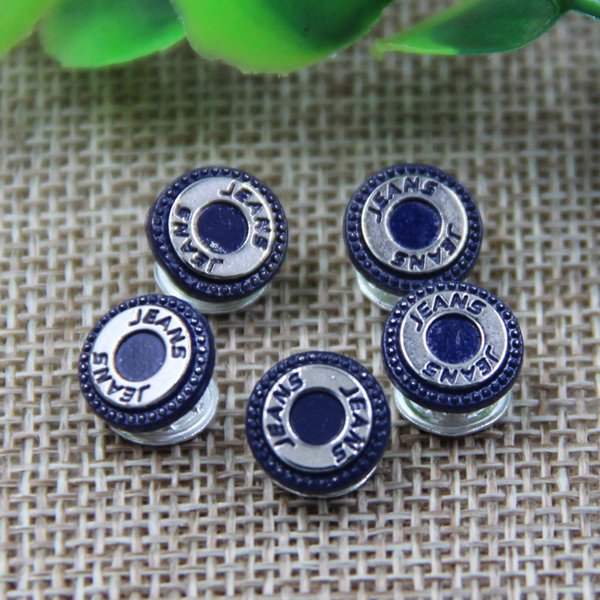 G143  Customized Demin Jean Rivet Buttons 10mm 1000pcs/bag