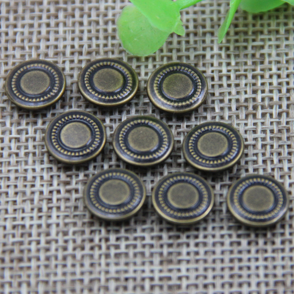 G165 Double Circle Custom Logo Rivets 9.5mm 1000pcs/bag