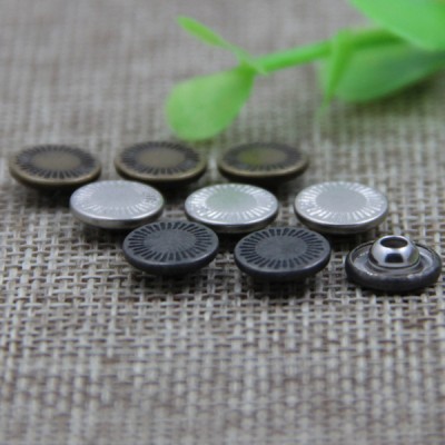 G166 Brass Custom Logo Buttons 9.5mm 1000pcs/bag