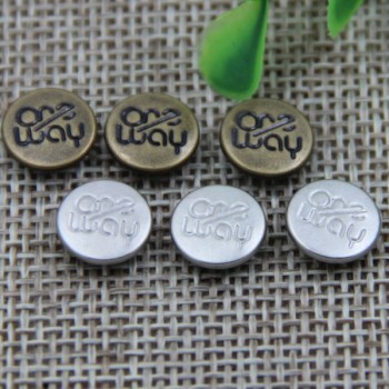 G167 Brass Logo Design Rivet Buttons 9.5mm 1000pcs/bag
