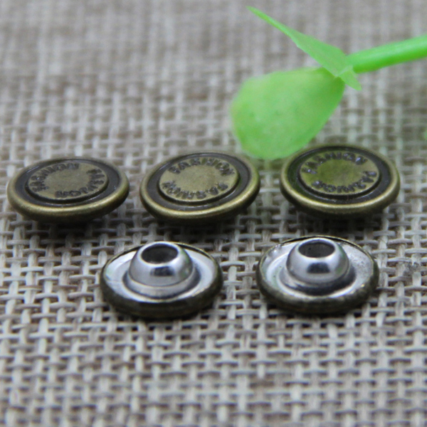 G170 Brass Logo Design Rivets 9.5mm 1000pcs/bag