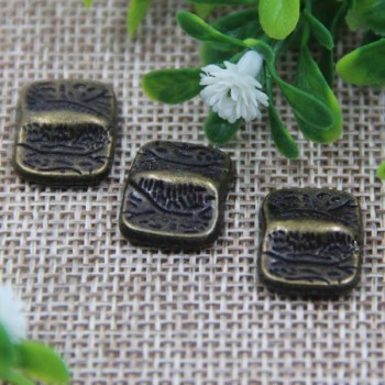 G005 Retro Style Square Rivet 16.5x12.5mm 100pcs/bag