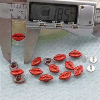 K063 Alloy Mouth Rivets 12x7mm 100pcs/bag