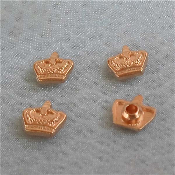 K124 Crown Alloy Rivets 10x4mm 100pcs/bag