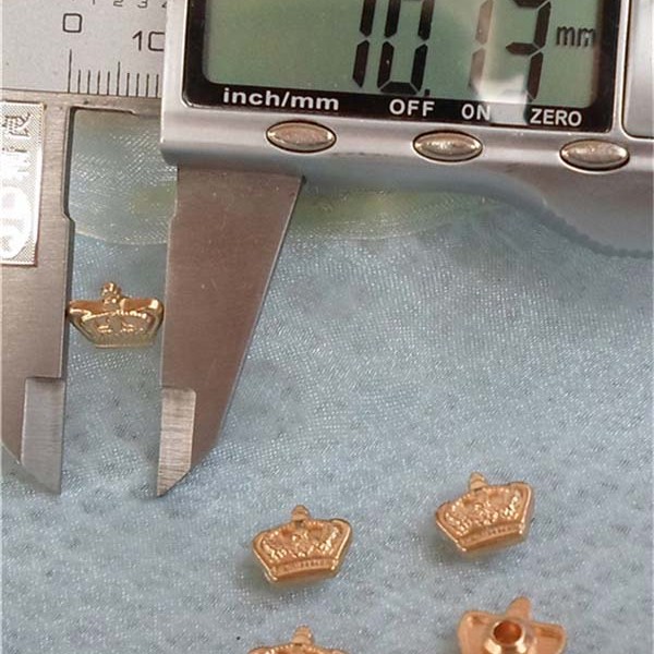 K124 Crown Alloy Rivets 10x4mm 100pcs/bag