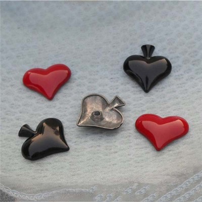 K2218 Poker Alloy Rivets 22x19mm 100pcs/bag