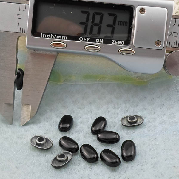K265 Oval Alloy Rivets 10x6mm  1000pcs/bag