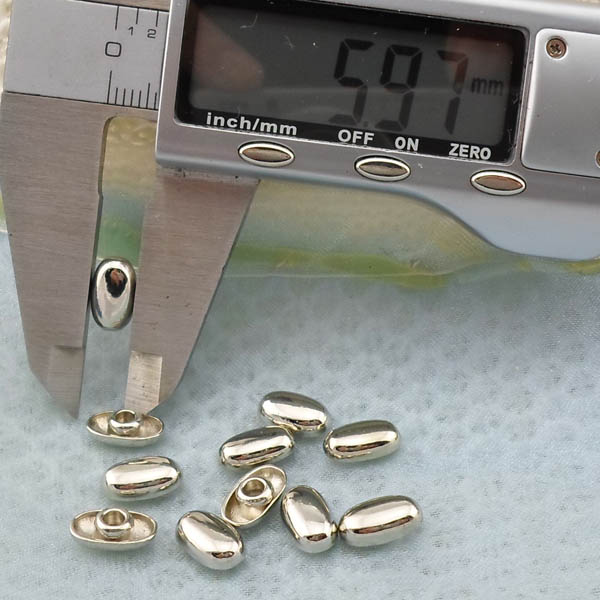 K265 Oval Alloy Rivets 10x6mm  1000pcs/bag