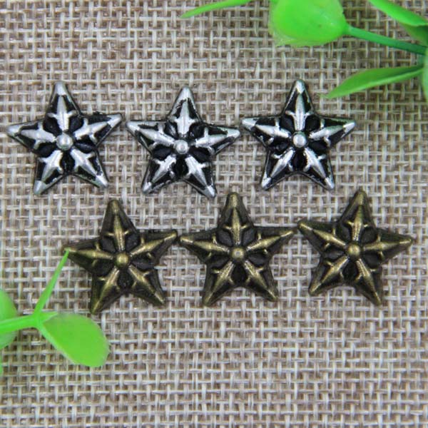 G013 Pentagram Flower Rivet 16mm 100pcs/bag