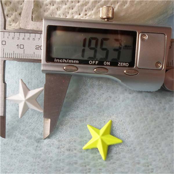 K045 Pentagram Alloy Rivets 20x6mm 100pcs/bag