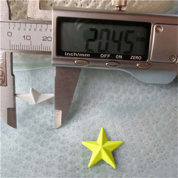 K045 Pentagram Alloy Rivets 20x6mm 100pcs/bag