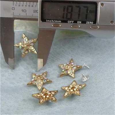 K159 Pentagram Alloy Rivets 20x5mm 100pcs/bag