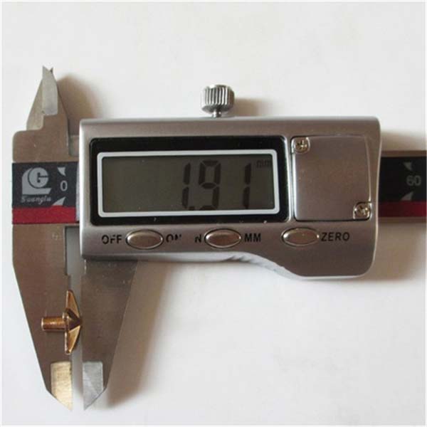 X1106 Pentagram Alloy Rivets 11x6mm 100pcs/bag