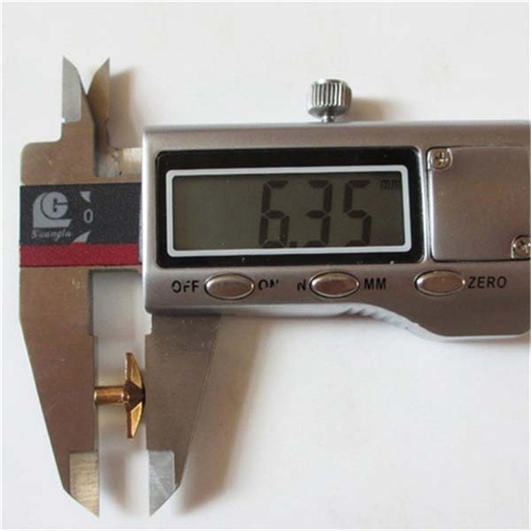 X1106 Pentagram Alloy Rivets 11x6mm 100pcs/bag