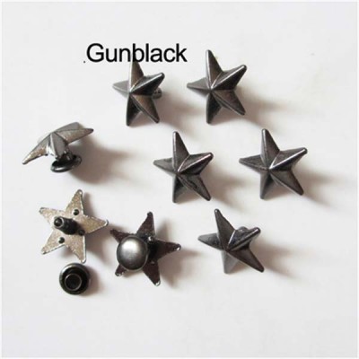 X1403 Pentagram Alloy Rivets 14x3mm 100pcs/bag